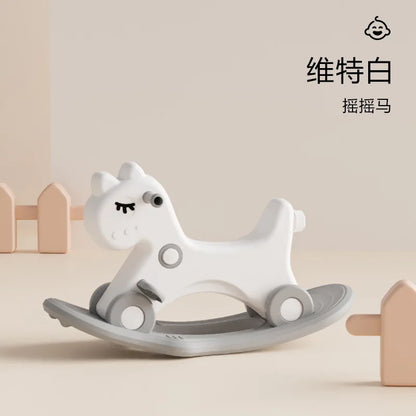 LazyChild Three-in-one Rocking Horse Baby Trojan Horse Toy Children's Rocking Horse Baby Household Multi-function Rocking Horse