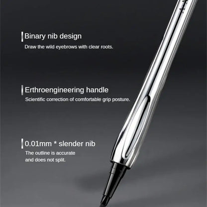 Eyebrow Pen Waterproof Anti Sweating Non fading Halo Dyeing Natural And Long lasting Wild Eyebrow Pen Multi Water Eyebrow Pen