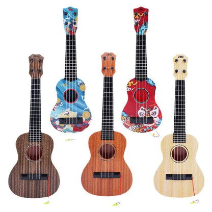 Children Guitar Toy Can Be Used To Play Elementary Instruments With Paddles Simulating Yukrili Music Toys
