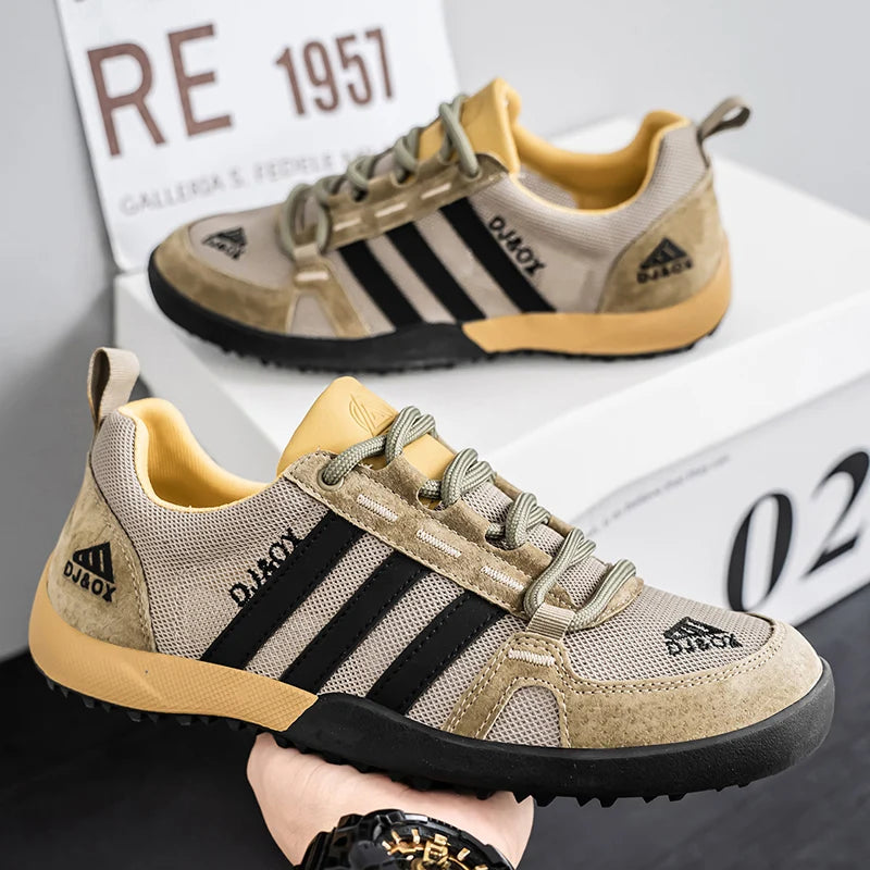 Men's Shoes Fashion Versatile Breathable Board Shoes Thick soled Trendy Casual Shoes ( Available )