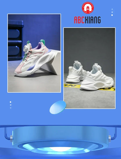 Casual Kid's Sneakers Thick Sole Running Sports Shoes for Children Fashion Student Shoe Boys Girls Tennis Trainers Size 28-39