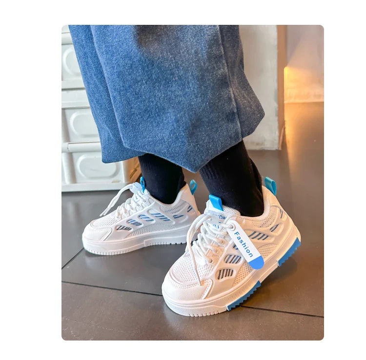 Boys Sneakers Girls Breathable Sport Shoes for Kids Children Autumn Non-slip Casual Student Shoes Outdoor Footwears Basket Shoes