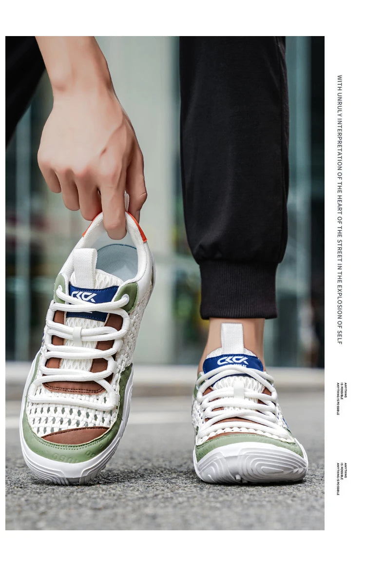 Shoes For Men Mesh Sneakers Summer Casual Breathable Sports Outdoor Hiking Tennis Running Designer Luxury Platform Loafers ( Available )
