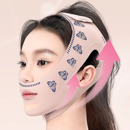 Breathable V Face Cheek Lift Up Band Face Thin Mask Reduce Double Chin V-Line Shaping Bandage Face Bandage Skin Care