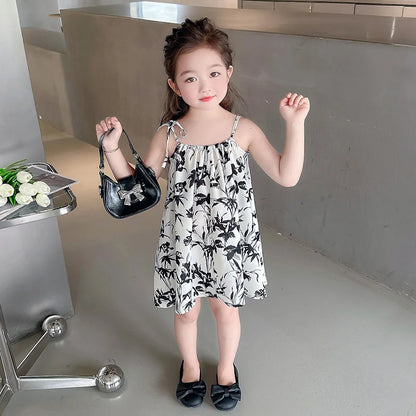 Girls' Dresses, Summer Children's Skirts, New Style Princess Style, Cool Summer Clothes for Babies, Suspender Skirts