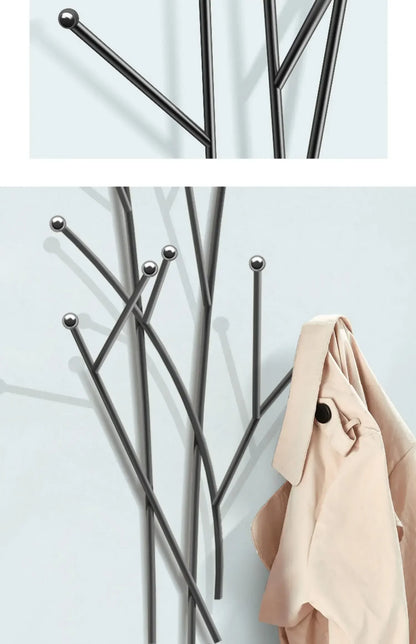 Bedroom Coat Rack House Entrance Hall Standing Clothes Hanger Design Hook Hat Nordic Coat Racks Stores Perchero Home Furniture
