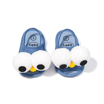 Baby Boy Girl Shoes Fluff Baby Girl Slipper Animals Flower Anti-Slip First Walkers Crib Shoes