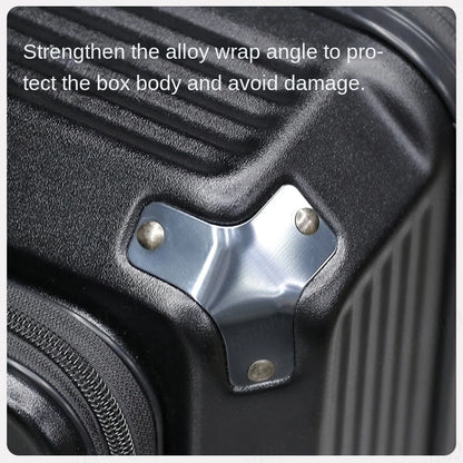 Large Capacity PC Material Suitcase 20/28/32/34-inch Deep-Compartment Travel Luggage with Combination Lock Side-Open Hard Shell