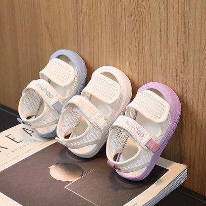 Baby Sandals Summer Infant Toddler Walking Shoe Mesh Breathable Kids Beach Shoes for Boys Girls Non-slip Causal Children Sandals