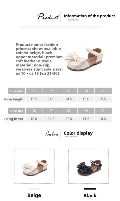 Girls' Sandals and Children's Princess Shoes 2026 Spring New Arrival for Girls Student Rhinestone Bow Performance Shoes