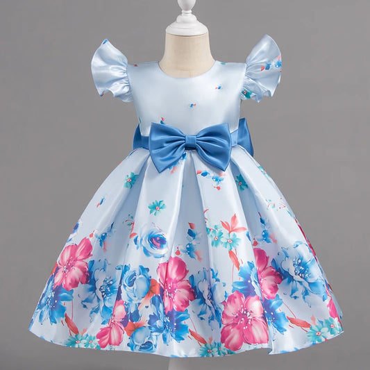 Children Wedding Dress Girl Flower Dresses Kids Gown Birthday Party Flower Girl's Evening Dress