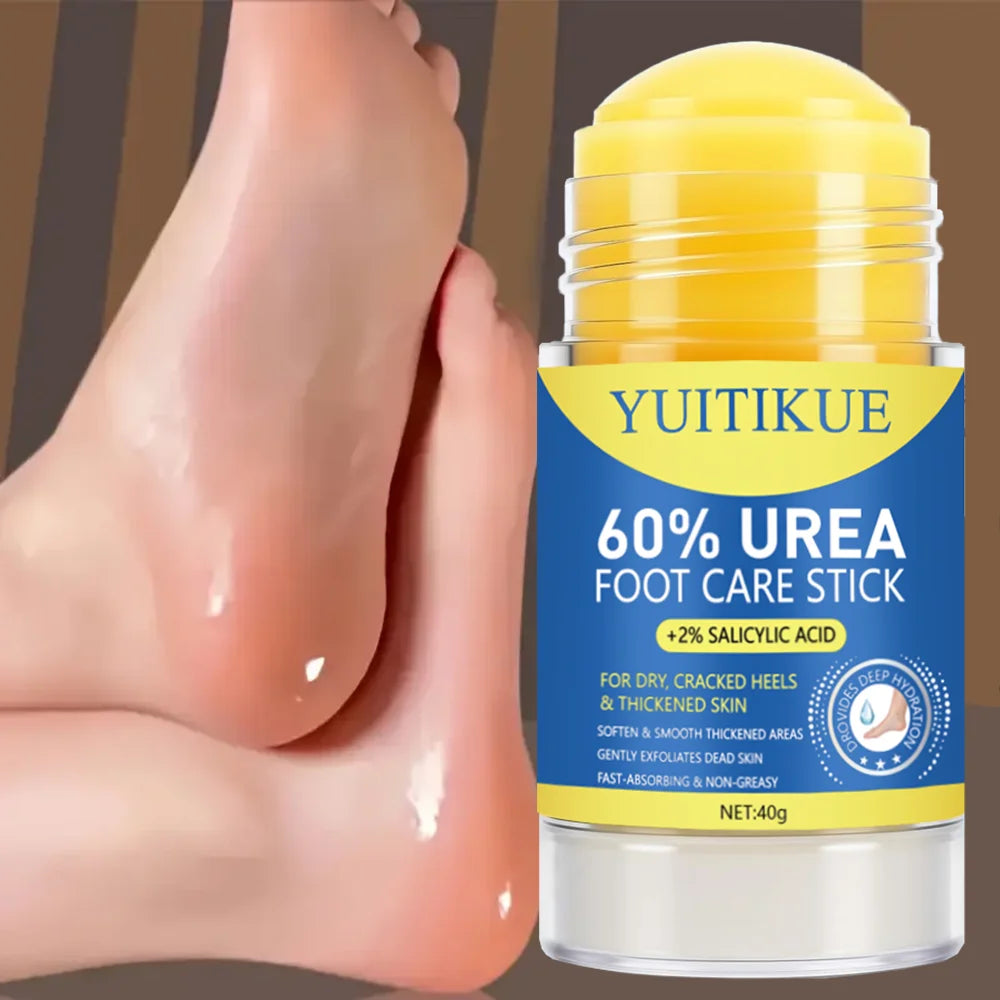 60% Urea Cream and Peach-Scented Foot Balm Combo - Powerful repair for cracked heels, deeply moisturizing and nourishing.