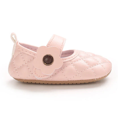 Baby Girl's Walking Shoes 3-6 Months Spring and Autumn Single Shoes Princess Shoes