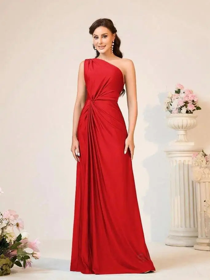 European and American Evening Dresses, Women's Banquet Wear New Products, Backless Fashion Temperament, Adult Evening Dresses