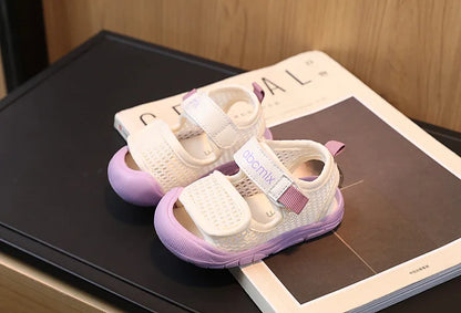 Baby Sandals Summer Infant Toddler Walking Shoe Mesh Breathable Kids Beach Shoes for Boys Girls Non-slip Causal Children Sandals
