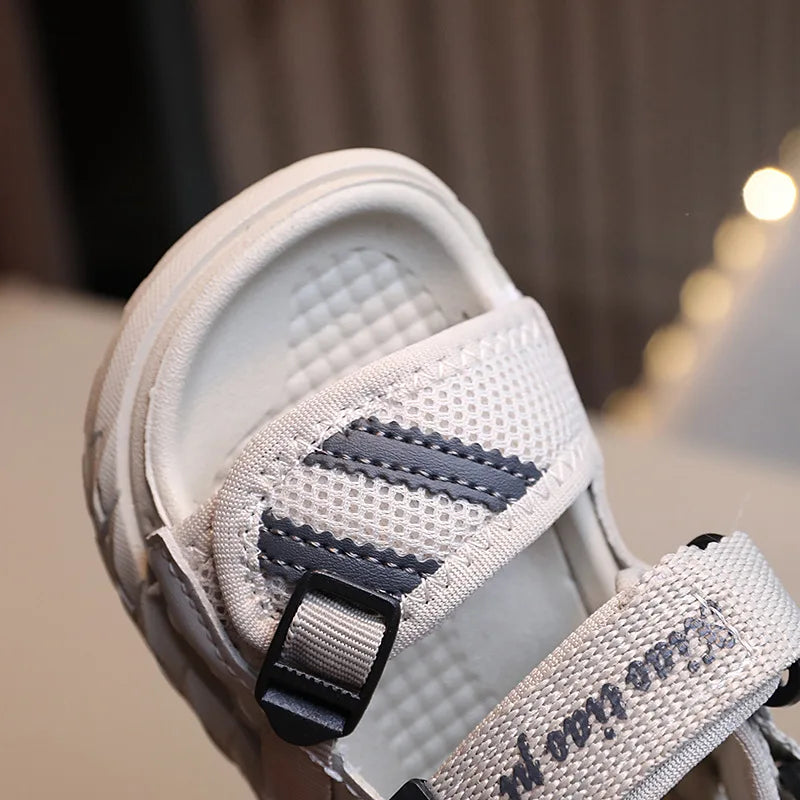 Girls Beach Sandals Summer Baby Sport Sandals Boys Net Cloth Kids Sneakers  Comfortable Canvas Water Shoes Kids