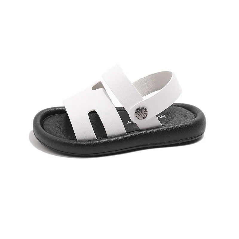 Fashion Spring Child Sandal Summer New Shoe Boy Girl Slippers Soft Bottom Non-slip Kid Shoes Baby Velcro Beach Sandal Slippers