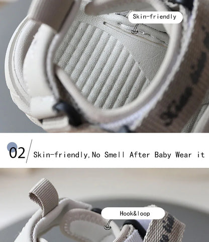 Girls Beach Sandals Summer Baby Sport Sandals Boys Net Cloth Kids Sneakers  Comfortable Canvas Water Shoes Kids
