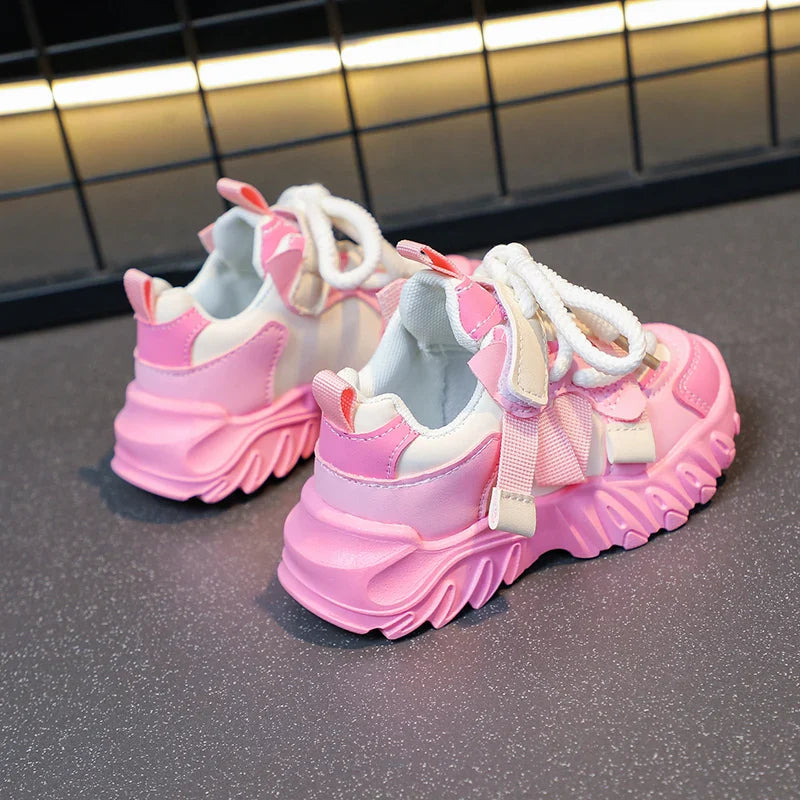 Kids Chunky Sport Shoes Mesh Breathable Sneakers Bangladesh