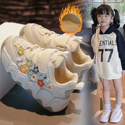 Sneakers, Winter Plush Lined Chunky Shoes, Soft Sole Platform Running Shoes for All Match Outfits