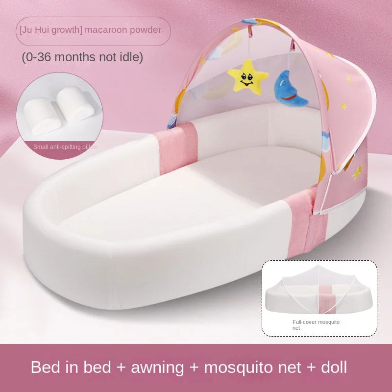 Lazychild Baby Bed In Bed Foldable Portable Newborn Sleeper Bionic Bb Bed Bed Anti Pressure Portable Cot Cunas Para El Bebe