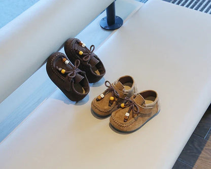 Autumn New Fashion Comfortable Children's Loafer Shoes Breathable Soft Non-slip Wear-resistant Flat Shoes Outdoor Casual Shoes