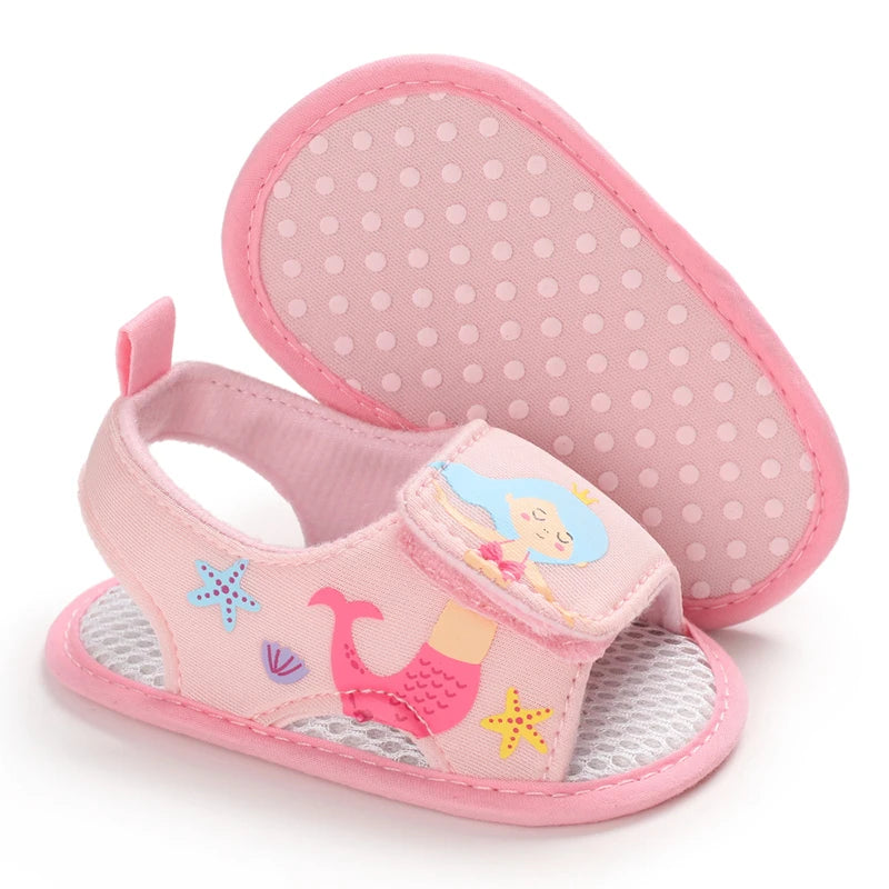 Fashionable Baby Girl Shoes Cute Classic Pink Theme Casual Flat Shoes Soft Sole Comfortable Lightweight Walking Shoes