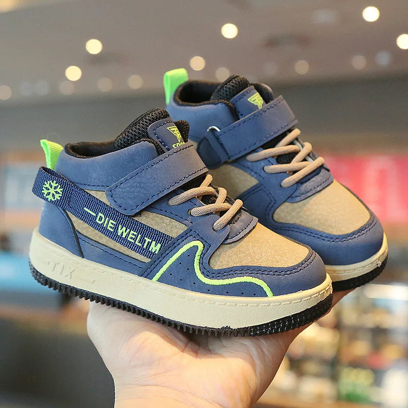 Boys High Top Casual Sneakers Breathable School Shoes Bangladesh