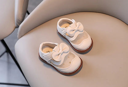 2025 Kids Shoes Baby Girl Walking Shoes with Breathable and Non Slip Mesh Bow Princess Shoes with Non Slip Soft Soles