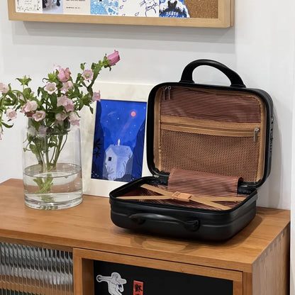 14 inch Lightweight Carrying Case Travel Cosmetic Case Portable Small Makeup Hand Bag