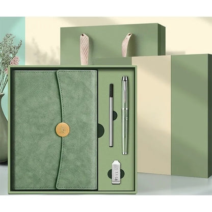 New Product Notebook Gift Box Set Custom Logo Souvenir Business High-end Notepad Gift Box Set Holiday Gift for Friends