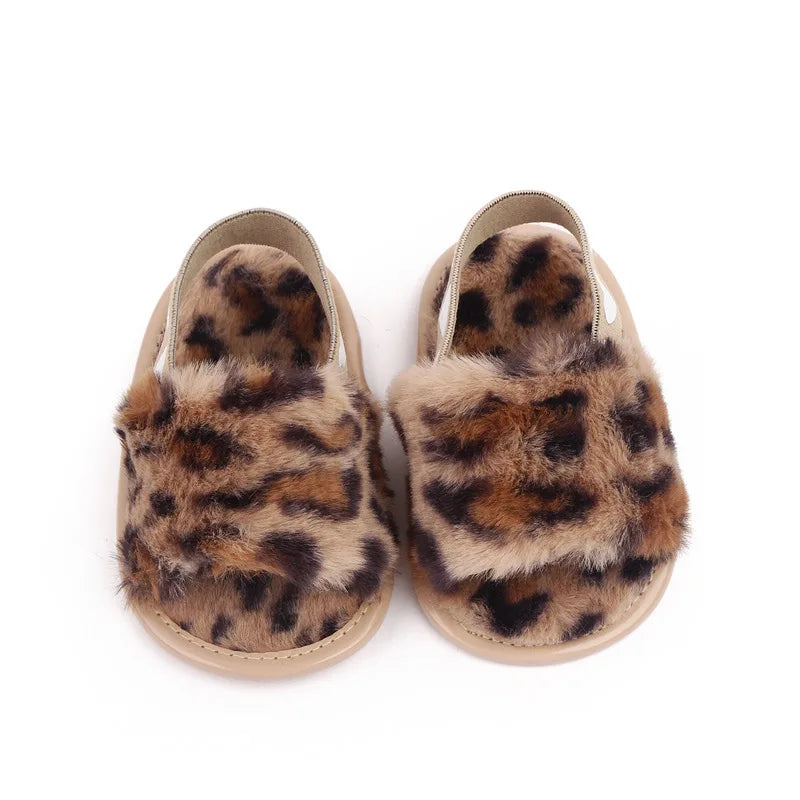 Fashion Faux Fur Baby Shoes For Newborn Spring Winter Cute Infant Toddler Baby Boys Girls Shoes