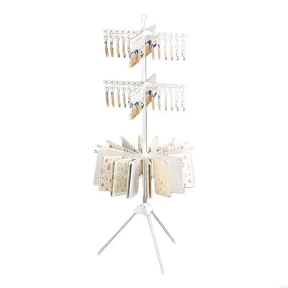 Large Capacity Untarnished and PRESENTATION 3 Rank Collapsing Drying Rack Highlighting Disks for Portability and Pliable KXRE