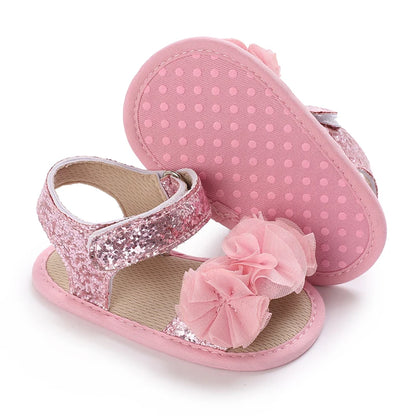Fashionable Baby Girl Shoes Cute Classic Pink Theme Casual Flat Shoes Soft Sole Comfortable Lightweight Walking Shoes