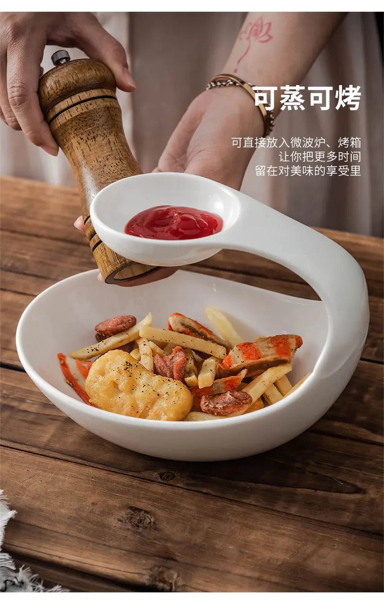 Creative Ceramic Beautification, Dessert Plate, Dim Sum Plate, Sushi Plate, Hotel, Molecular Kitchen Display Plate.