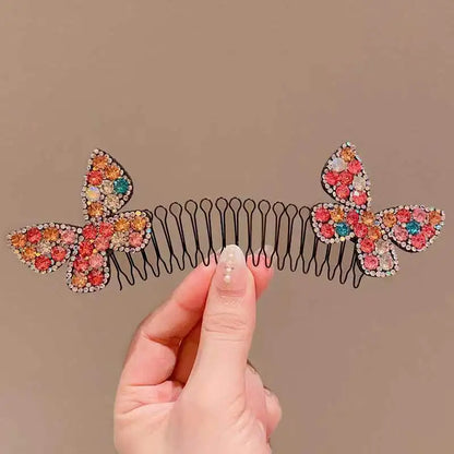 Camellia Hair Comb Invisible Bangs Hair Clip Tidy Artifact Hair pin Girls Hairpin Women Tools Fixed Inser Comb Hair Accessories