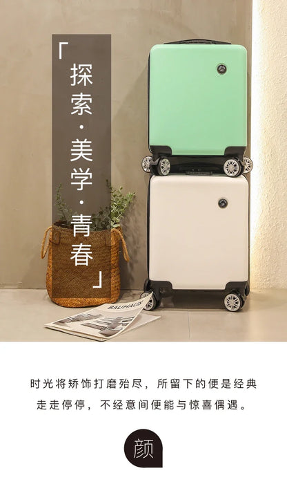 14 Inch Small Luggage Compartment 20*30*40 Cm Spring and Autumn Air Travel Boarding Password Box Travel Suitcase