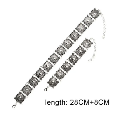 Fashion Vintage Jewelry  Accessories Boho Bracelets Necklace Neck Jewelry Wrist Jewelry