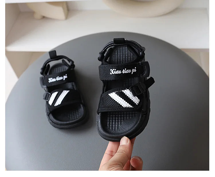 Girls Beach Sandals Summer Baby Sport Sandals Boys Net Cloth Kids Sneakers  Comfortable Canvas Water Shoes Kids