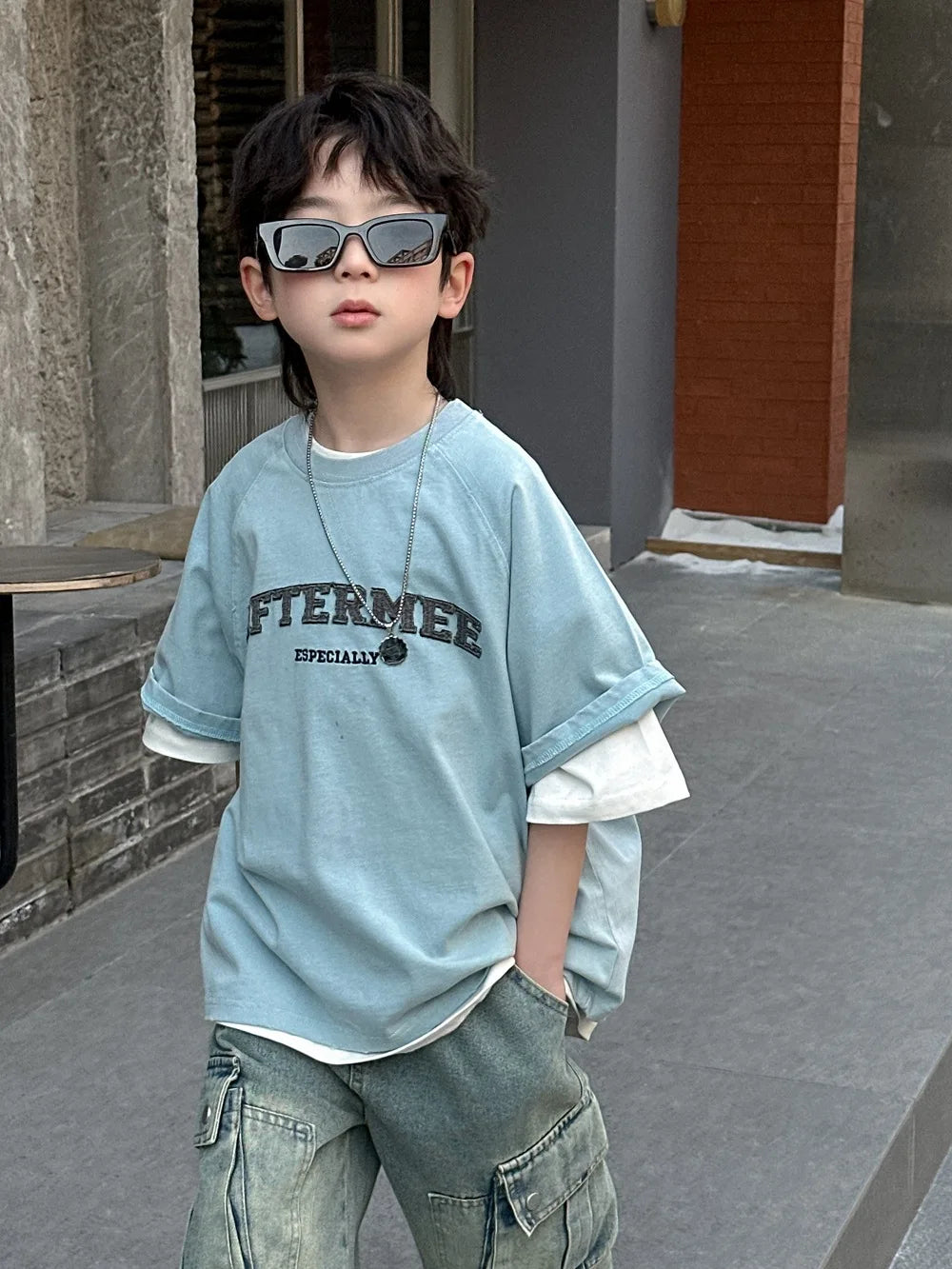 Spring Summer New Children's  Short Sleeve T-shirt