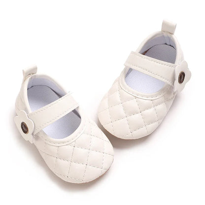 Baby Girl's Walking Shoes 3-6 Months Spring and Autumn Single Shoes Princess Shoes