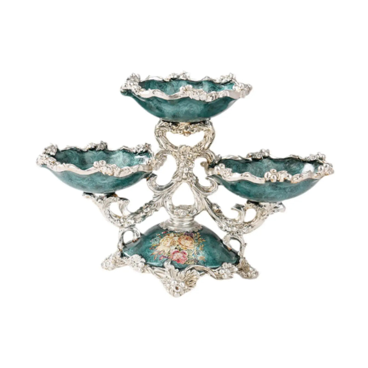 Tiered Fruit Plate European Dessert Plate for Wedding Restaurant Kitchen
