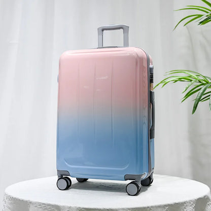 20/24 Inch Luggage Password Case Large Capacity Fashion Gradient Suitcase Universal Wheel