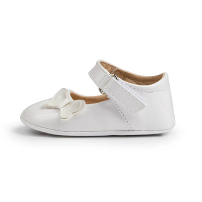 Baby Girl Shoes Newborn PU Leather Bowknot Dress Infants Shoes Rubber Non-Slip Toddler First Walker Baby Shoes Girls
