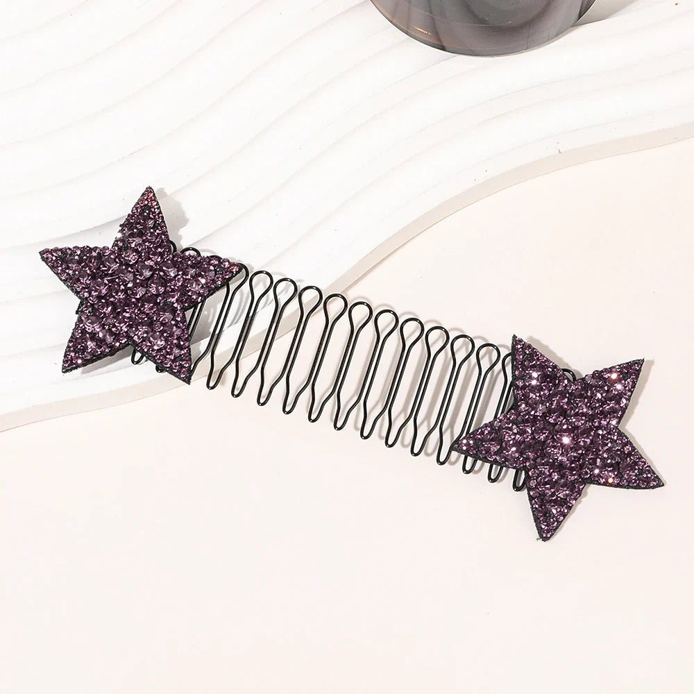 Camellia Hair Comb Invisible Bangs Hair Clip Tidy Artifact Hair pin Girls Hairpin Women Tools Fixed Inser Comb Hair Accessories