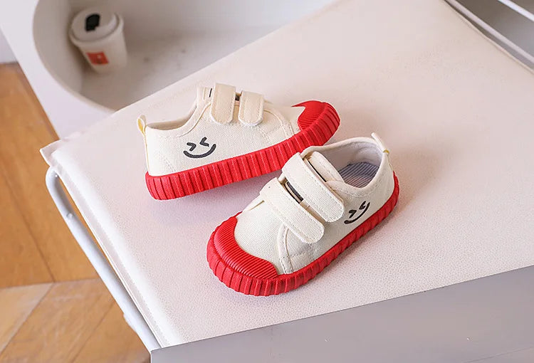 Children's Casual Shoes Boys Girls Baby Sneakers Breathable Soft Non-slip Comfortable Boys Girls Toddler Canvas Shoes Kids Shoes