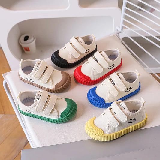 Children's Casual Shoes Boys Girls Baby Sneakers Breathable Soft Non-slip Comfortable Boys Girls Toddler Canvas Shoes Kids Shoes
