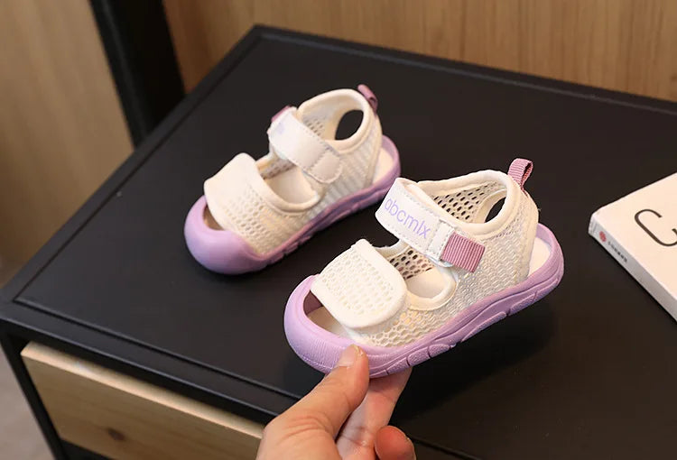 Baby Sandals Summer Infant Toddler Walking Shoe Mesh Breathable Kids Beach Shoes for Boys Girls Non-slip Causal Children Sandals