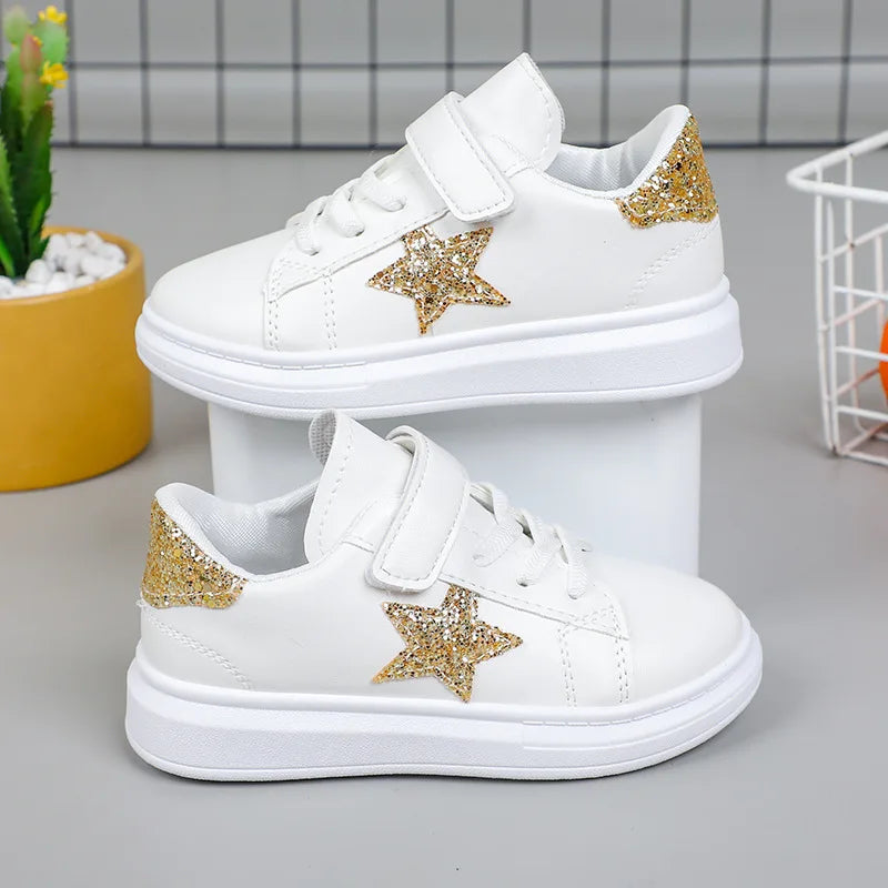 2025 Spring and Autumn New Girls Board Shoes Sports Girls Children Foreign Air Breathable Casual Shoes
