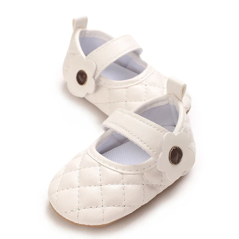 Baby Girl's Walking Shoes 3-6 Months Spring and Autumn Single Shoes Princess Shoes